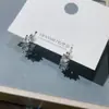 Diseño Artesanal, Lujo Ligero, Pendientes de Circonita Súper Brillantes de Amor Dulce y Fresco, Pendientes Femeninos, Modernos, Sencillos y Versátiles