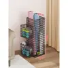 Cesta de Armazenamento para Tapete de Yoga Casa Multifuncional Equipamento de Fitness Prateleira de Artigos Esportivos Suporte para Raquete de Badminton Prateleira