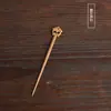 Aguja de Té Horquilla Tallado en Bambú Posavasos de Té Pu 'er Aguja de Té Cuchillo de Té Cono de Té Esfera de Té Aguja para Tetera Horquilla de Bambú Horquilla Ceremonia del Té Seis Caballeros