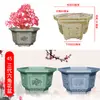 Novo Molde de Vaso de Flor Hexagonal, Molde Espessado de Cimento Concreto para Bonsai DIY