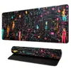 Serie Transfronteriza Alfombrilla de Ratón Grande para E-Sports Líneas Abstractas de Colores Alfombrilla para Escritorio de Estudiante Venta Directa de Fábrica Alfombrilla de Ratón