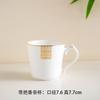 Combinación Gratuita de Vajilla de Porcelana Ósea con Borde Dorado, Tazones, Platos y Cucharas para Restaurantes de Hotel con Logotipo Personalizado