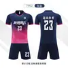 Conjunto de Uniforme de Futebol Infantil Personalizado Uniforme de Time de Jogo de Futebol para Escola Primária para Meninos e Meninas Uniforme de Treinamento de Futebol de Secagem Rápida com Estampa