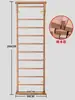 Barras de parede internas de madeira para escalada em casa, estrutura para alongamento das pernas, barra fixa, sala de dança, instalações, estrutura para treinamento de fitness e reabilitação