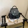Mochila de Mujer Yuezi 2026 Casual de Gran Capacidad con Lunares, Versátil para Viajes Diarios, Mini Mochila para Salidas