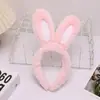 Tiara de Pelúcia Desenho Animado Estilo Lina Belle Star Dew para Meninas Orelhas de Coelho Fofas Faixa de Cabeça Peluda Atacado