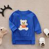 Sudadera delgada de manga larga para niños de primavera y otoño, Top unisex tipo jersey para bebé, Camiseta básica, Manga larga de primavera y otoño