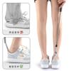 Acero Inoxidable Calzador Perezoso Agujero Ángulo Flexible Ajuste Talón Zapatos Fáciles de Poner Calzador Largo para Mujeres Embarazadas y Ancianos