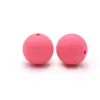 Cuentas de silicona 12MM cuentas redondas molares mordedor masticable cuentas redondas sueltas de silicona collar DIY accesorios de joyería