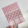 Adesivos para Nail Art Yitu Padrão Formiga Xadrez Simples Retrô Celebridade da Internet Francesa Tendência Adesivos Decorativos Yt4992