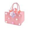 Bolsa de Regalo de Souvenir para Niños de Celebridad de Internet Bolsa de Fieltro de Dibujos Animados para Cumpleaños de Bebé Mochila Bolsa de Regalo de Retorno Personalización
