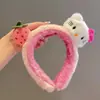 Faixa de Cabelo Coleção Gato Borboleta Kt Hello Kitty Feminina Desenho Animado Fofo Elástico de Cabelo Presilha Estilo Princesa Nova Faixa de Cabelo