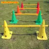 Cono de helado para entrenamiento de fútbol, barril marcador, placa marcadora de obstáculos, cono, cono de tráfico, poste, equipo de entrenamiento de baloncesto
