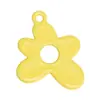 Aleación de color accesorio de flor de 5 pétalos llavero material DIY accesorios colgante bolsa colgante creativo con agujeros venta al por mayor