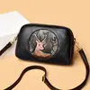 Bolso bandolera de alta gama vintage para mujer, modelo nuevo para madres de mediana edad, tarjetero y monedero con estampado en relieve, bolso de hombro para el día a día