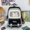 Mochila de Viaje Fresca y Linda Serie de Macarons Morados de Leche de Taro para Niñas, Dulce Mochila Escolar para Estudiantes de Primaria