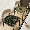 Cojín de silla estilo francés para uso en el hogar, apto para todas las estaciones, cojín vintage para silla de comedor, cojín antideslizante de alta gama para asiento de oficina