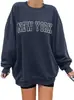 Moletom Oversized Feminino Langwyqu Los Angeles Califórnia