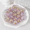 Heidi Galaxia Diamante Triturado Agujero Pasante Cuentas Redondas Hecho a Mano DIY Accesorios para Joyería Cadena para Teléfono Materiales Cuentas Al Por Mayor