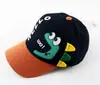 Gorra de béisbol de dinosaurio pequeño de dibujos animados coreanos para niños, sombrero de sol de verano 2021, suministro transfronterizo A375