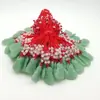 Ríos que corren y lagos que se detienen suministro al por mayor cuerda roja Buda Guanyin colgante collar jade sintético hebilla de paz regalo de exposición de templo