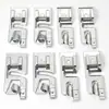 Máquina de Coser Multifuncional para el Hogar Prensatelas para Dobladillo 2 3 4 6mm Dobladillo de Borde Plegable Prensatelas para Doblar Tela 7607 Accesorios