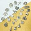 Xizang plata diy accesorios de joyería placa vintage colgante pequeño cristal colgante hecho a mano accesorios adornos de Yiwu al por mayor