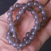 Cuentas Redondas de Ágata Gris Natural Cuentas Sueltas Pulsera de Cuentas Hecha a Mano Pulsera con Cuentas Accesorios de Joyería DIY