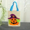 Bolsa de juta de Halloween Transfronteiriça Bolsa para Doces Bolsa de Abóbora de Halloween Adereços de Decoração Bolsa de Presente Atacado
