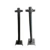 Soporte superior soporte inferior ajustable hueco sólido venta directa de fábrica accesorios para andamios de construcción galvanizado por inmersión en caliente husillo de plomo