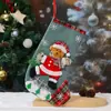 Decoración Navideña Calcetines Navideños Pequeños Regalos Navideños Bolsitas Pequeñas de Dulces Calcetines de Papá Noel Decoración Colgantes para Árbol de Navidad