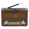 Radio Retro Transfronteriza 969S, Altavoz Inalámbrico Bluetooth Portátil Nostálgico, Radio Multibanda, Altavoz con Ranura para Tarjeta