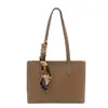 Bolso para Mujer 2025 Nuevo Bolso de Mano de Alta Gama Bolso Tote Gran Capacidad Color Sólido Bolso de Hombro para el Trabajo Bolso de Axila