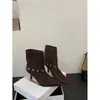 Botas Femininas de Couro Sintético Estilo Coreano para o Verão de 2026, Bico Fino, Salto Agulha, Modelo Enrugado, Botas de Salto Alto Finas, Botas Casuais de Cano Curto para Mulheres