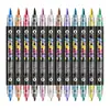 Marcador Acrílico Doble Punta Más Vendido de Amazon Set de Marcadores Apilables Extraíbles Pincel Especial para Pintura de Estudiantes