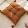 Cadeira de Almofada Casual e de Luxo Almofada de Cadeira Acessível Sala de Estar Tatami Futon Tapete Almofada Almofada de Cadeira Espessada Almofada de Assento