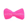 Directo de fábrica corbata de moño pequeña fluorescente de un solo color verde plástico PVC accesorios para fiesta de vacaciones corbata venta al por mayor