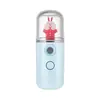 Instrumento Hidratante en Spray Humidificador Facial Mini Portátil Recargable de Mano Pulverizador de Agua Desinfectante Instrumento de Belleza Vaporizador Facial