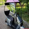 Toldo para Vehículo Eléctrico, Toldo Nuevo para Bicicleta, Parabrisas para Coche de Batería de Motocicleta, Paraguas para Coche con Protección Solar y contra la Lluvia