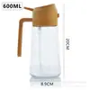 Botella Portátil de Aceite en Spray, Botella de Aceite de Vidrio de Doble Propósito para Rociar y Verter, Botella de Aceite en Spray con Niebla Libre de Aceite para Cocina del Hogar