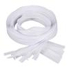 En Stock 3 # Cremallera Invisible Cremallera de Nylon para Funda de Edredón 1m 1.5m Cremallera para Funda de Edredón Cremallera de Nylon Blanco Decolorado