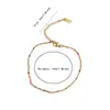 Amazon Collar Pulsera Tobillera Cruz Simple Europea y Americana Geométrica Ajustable Collar Pulsera Tobillera Moda Accesorio Diario
