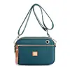 Bolsa de Tecido de Nylon Tendência Repelente à Água Leve para Compras Pequena Quadrada Bolsa de Ombro Casual Feminina Nova Moda Bolsa Transversal