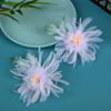 2024 Nuevo Hanfu Antiguo Accesorios para el Cabello Diseño Original Hecho a Mano Rosa Azul Degradado Flor de Seda Horquilla Accesorios para el Cabello de Flores Calientes