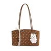 Bolso de axila tipo baguette estilo japonés y coreano de nicho para mujer 2026 Nuevo Dulce Chic Viaje Diario Bolso de hombro de lunares Moderno