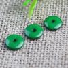 Atacado de fábrica espaçador de plástico DIY contas acessórios para pulseira resina imitação marfim cera de abelha âmbar gaxeta