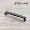 Mango de aleación de aluminio Cajón Gabinete Mango Hueco Barato Dos Extremos Curvos Escritorio Moderno Gabinete Espacio Aluminio Extraíble