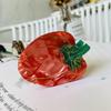 Nuevo Divertido Personalizado Creativo Clip de Verdura Calabaza Cebolla Ácido Acético Pasador Cabeza de Cabello Pinza de Tiburón para el Cabello Accesorios para el Cabello