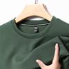 Comércio Exterior Transfronteiriço Outono Colmeia Camiseta de Manga Longa Masculina Sensação de Alto Padrão Verão Casual Top Camiseta Camisa Básica Cabelo Masculino