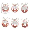 Mzct223 Amazon Natal Nascimento Imã de Geladeira Pingente de Madeira Tridimensional Feriado Ressurreição Imã de Geladeira Magnético